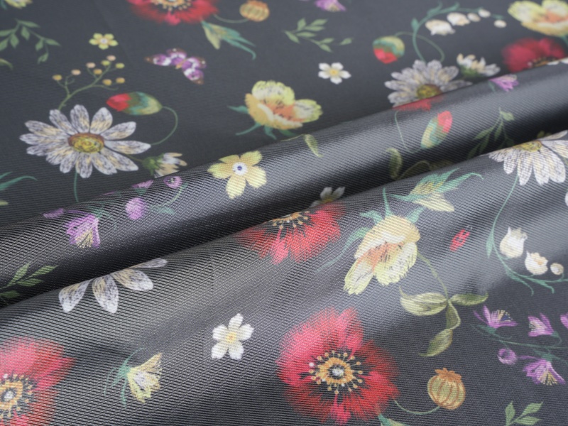 Polyester-Viscose-Twill gedruckter Auskleidungsgewebe