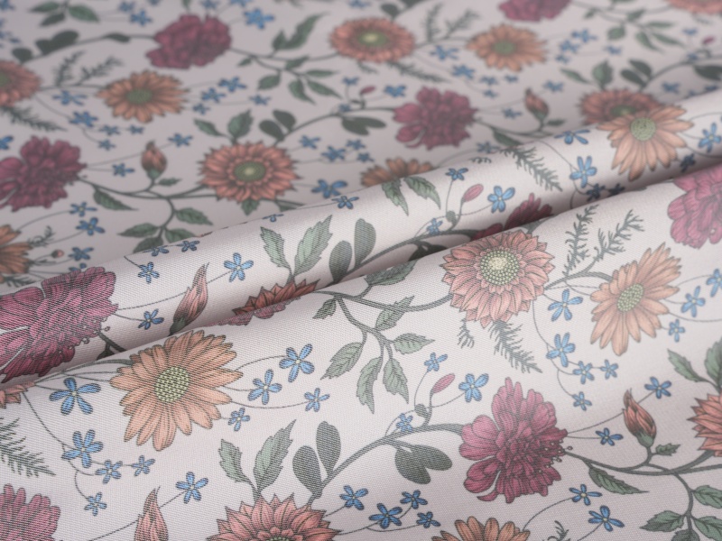 Polyester-Viscose-Twill gedruckter Auskleidungsgewebe