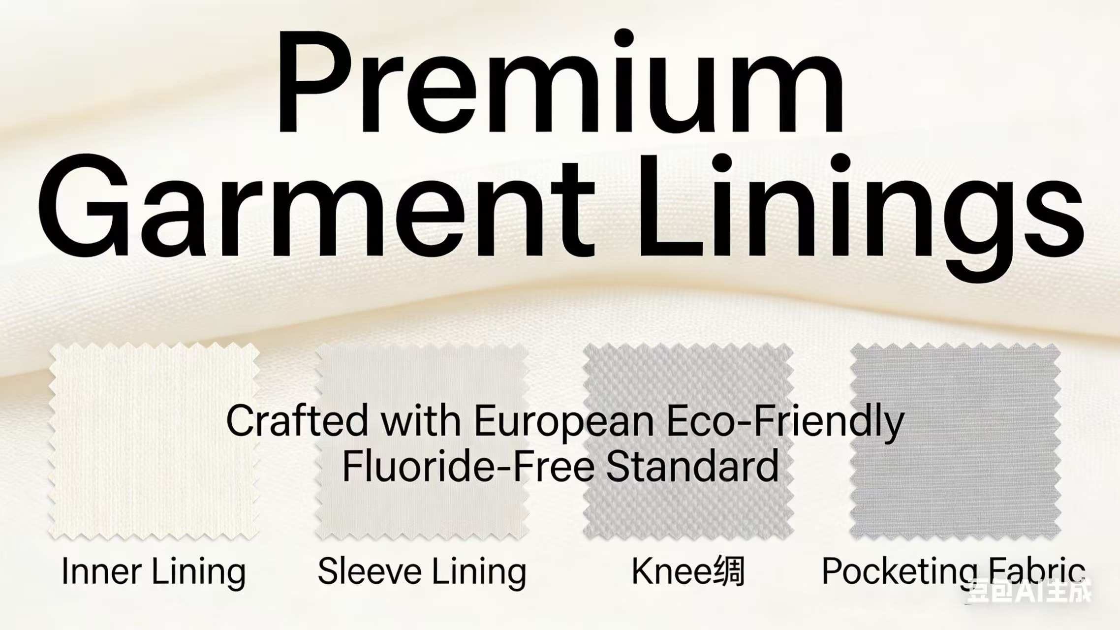 PFC-freie Bekleidungsfutter, die den europäischen Umweltstandards entsprechen